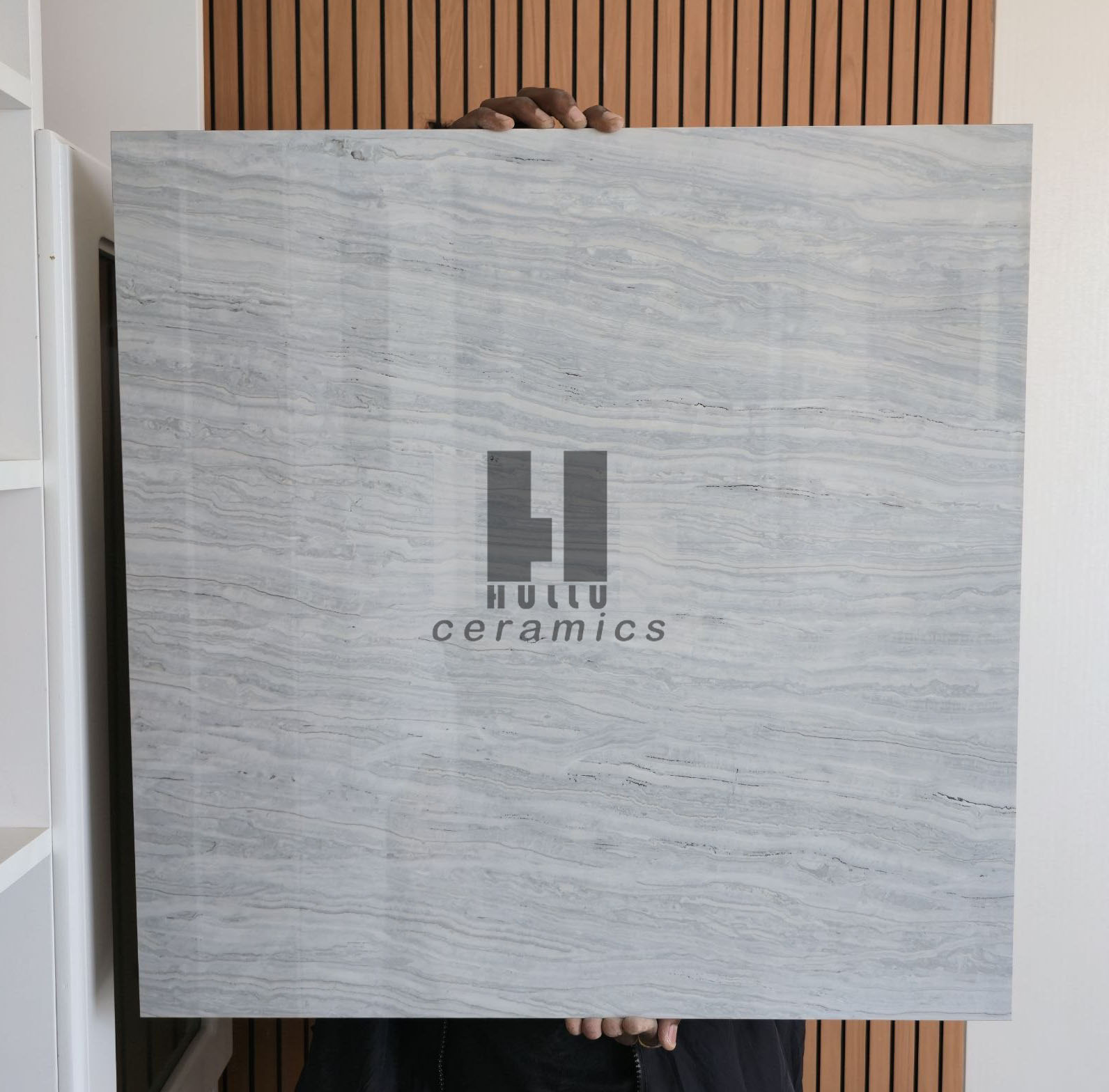Grey Marble-Look Porcelain Tile